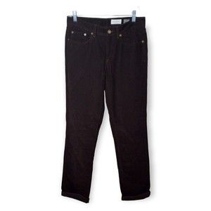 J Hilburn 5 Pocket Brown Corduroy Pants Sz 31 Zipper Fly